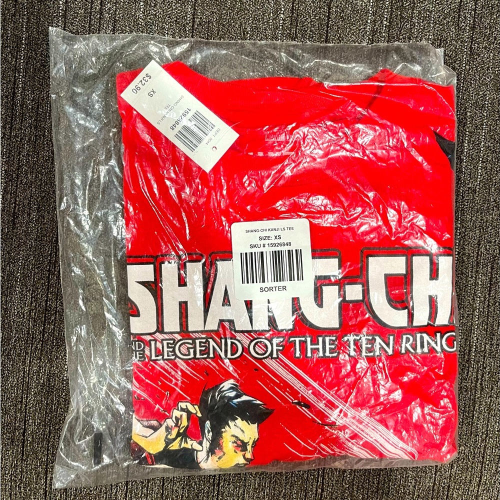 Shang-Chi Kanji XS Tshirt 

Brand new

Box lunch/Marvel